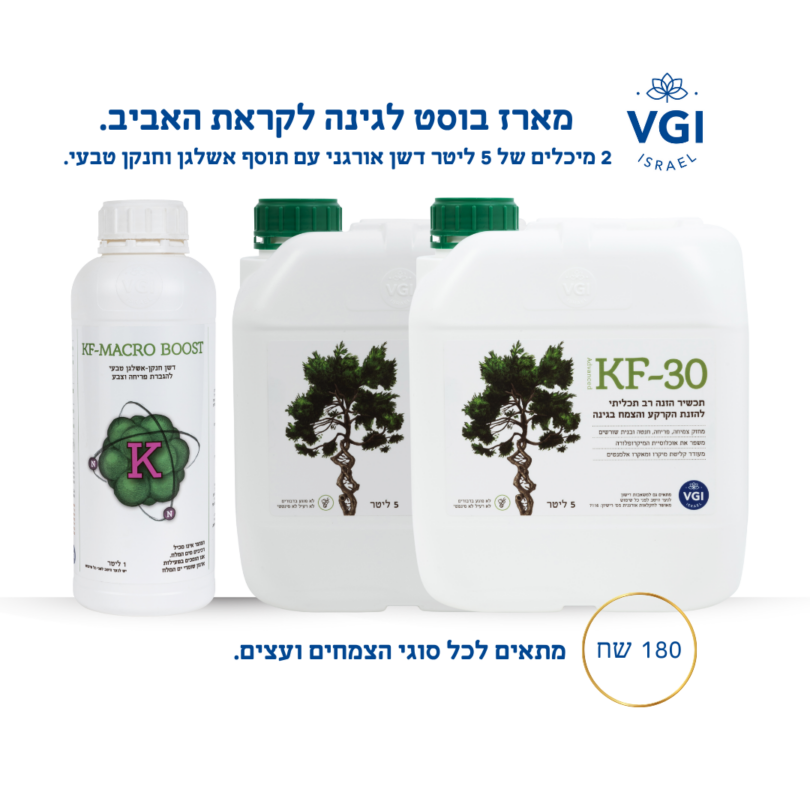 מארז בוסט לגינה לקראת האביב. VGI